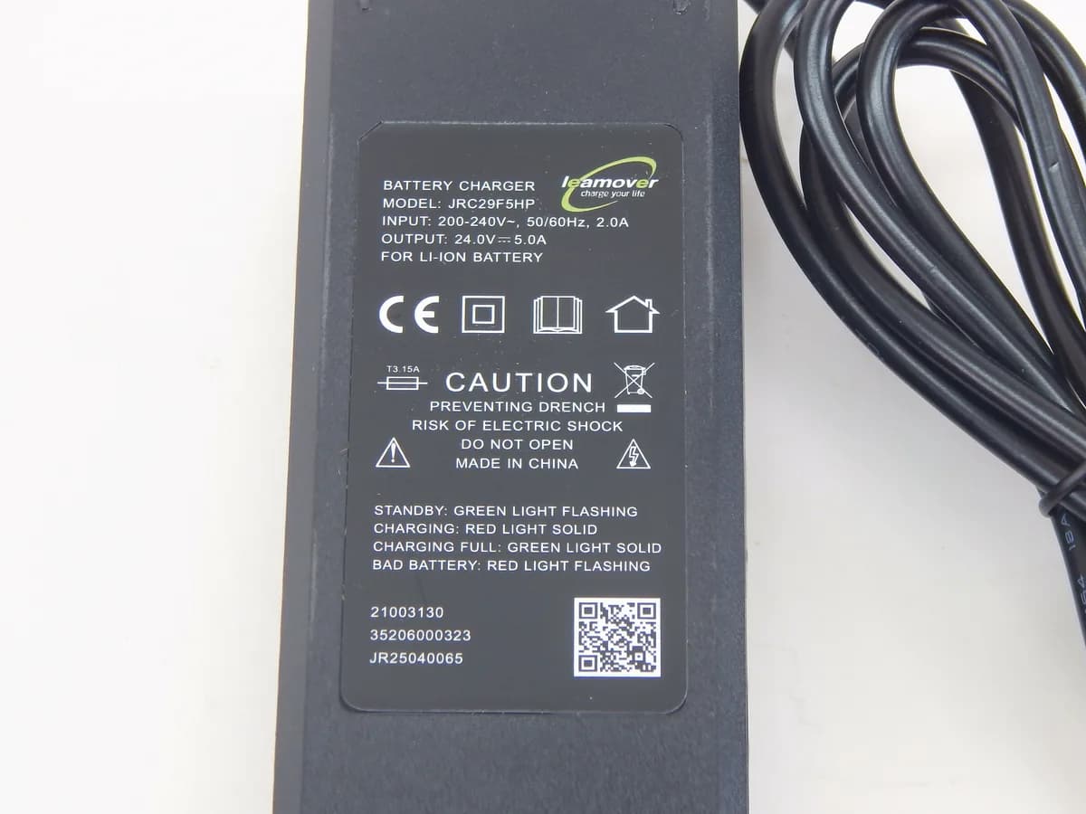 Зарядное устройство для тележек CBD15W-II 24V/5A (Charger 35206000323) — фото 3